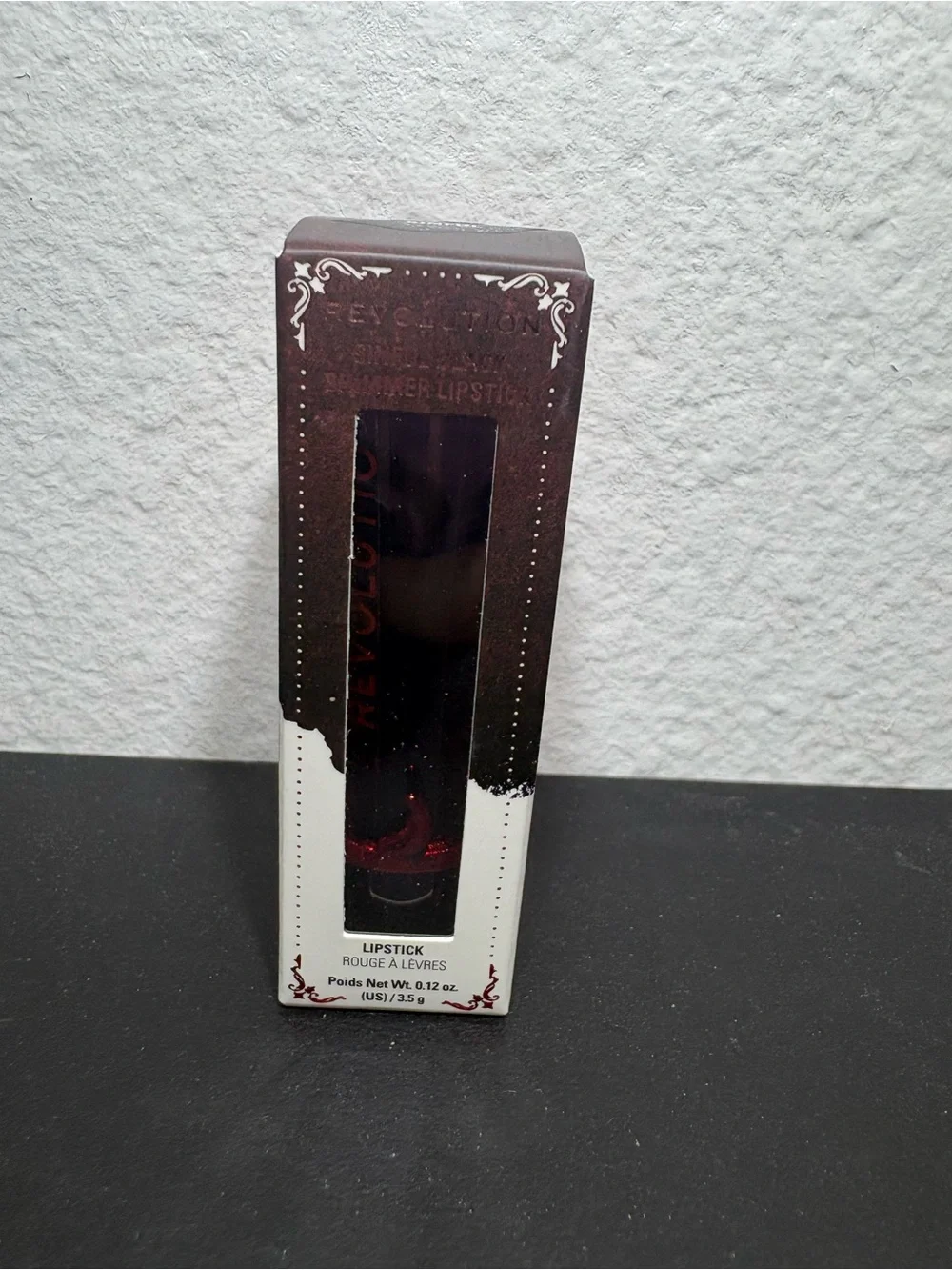 Makeup Revolution Truly Sinful Black Shimmer Lipstick
